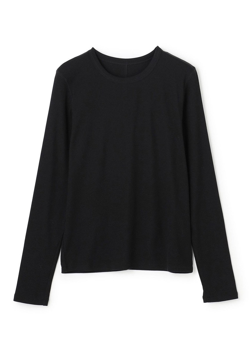 棉混喀什米爾圓領上衣